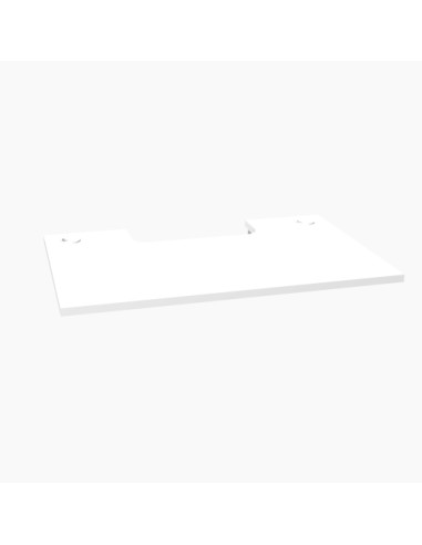 Plateau de travail L .120 x P. 80 x H. 2,8cm - LINEA - MDD - LNB13