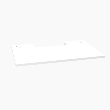 Plateau de travail L .120 x P. 80 x H. 2,8cm - LINEA - MDD - LNB13