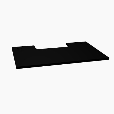 Plateau de travail L .120 x P. 80 x H. 2,8cm - LINEA - MDD - LNB13