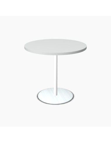 Table ronde diamètre 80cm - Piétement colonne - MDD - ST08