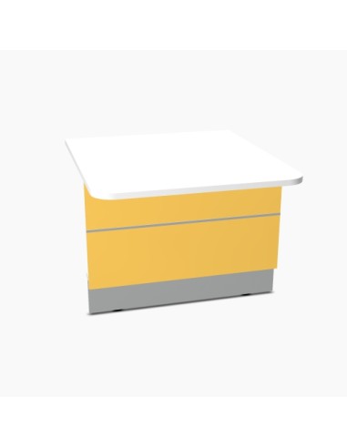 Elément bas L. 100 x P. 111,4 x H. 74cm - VALDE - MDD - LAU11L