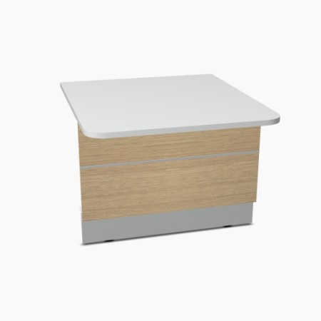 Elément bas L. 100 x P. 111,4 x H. 74cm - VALDE - MDD - LAU11L