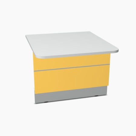 Elément bas L. 100 x P. 111,4 x H. 74cm - VALDE - MDD - LAU11L