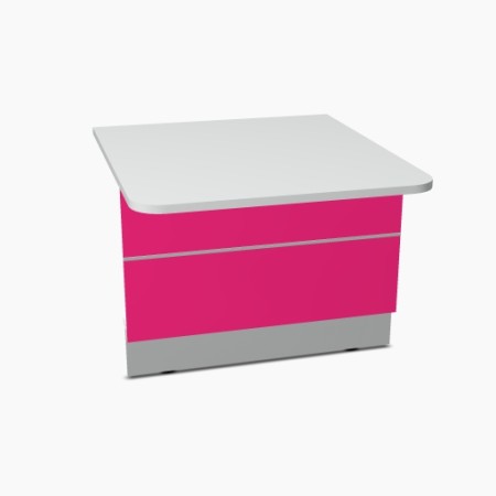 Elément bas L. 100 x P. 111,4 x H. 74cm - VALDE - MDD - LAU11L