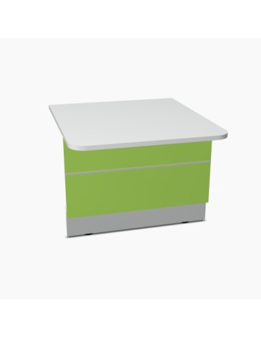 Elément bas L. 100 x P. 111,4 x H. 74cm - VALDE - MDD - LAU11L