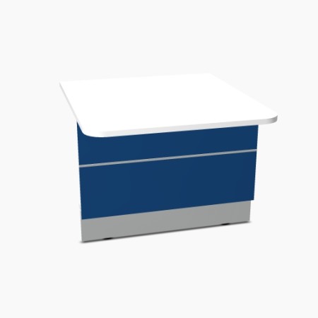 Elément bas L. 100 x P. 111,4 x H. 74cm - VALDE - MDD - LAU11L