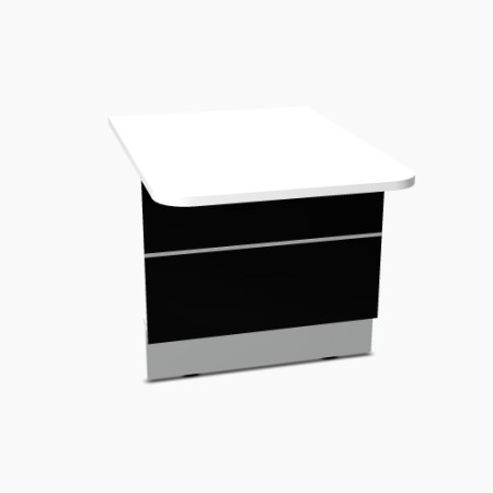 Elément bas L. 80 x P. 111,4 x H. 74cm - VALDE - MDD - LAU111L