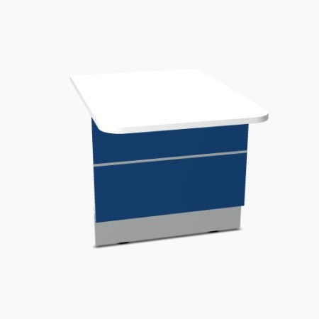 Elément bas L. 80 x P. 111,4 x H. 74cm - VALDE - MDD - LAU111L