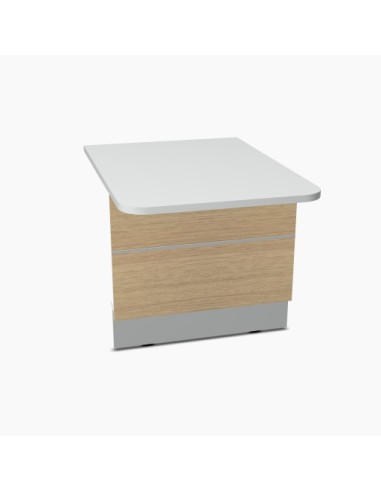 Elément bas L. 80 x P. 111,4 x H. 74cm - VALDE - MDD - LAU111L