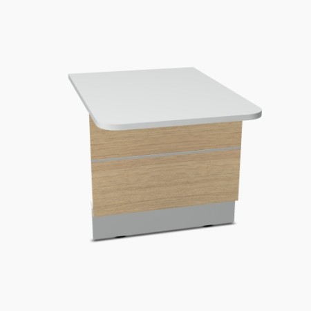 Elément bas L. 80 x P. 111,4 x H. 74cm - VALDE - MDD - LAU111L