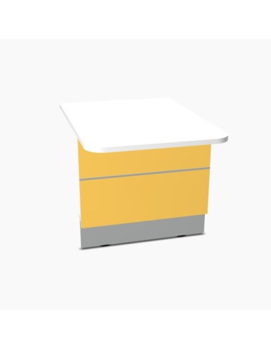 Elément bas L. 80 x P. 111,4 x H. 74cm - VALDE - MDD - LAU111L