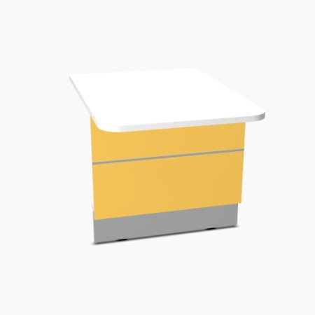 Elément bas L. 80 x P. 111,4 x H. 74cm - VALDE - MDD - LAU111L