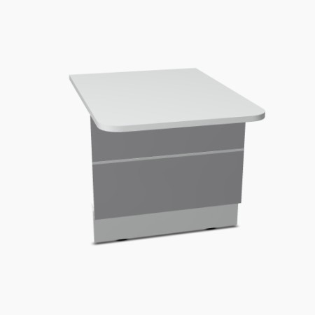 Elément bas L. 80 x P. 111,4 x H. 74cm - VALDE - MDD - LAU111L