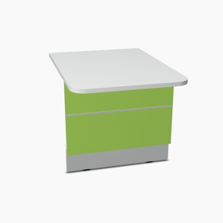 Elément bas L. 80 x P. 111,4 x H. 74cm - VALDE - MDD - LAU111L