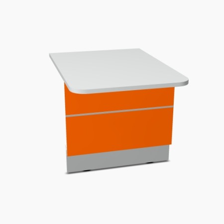 Elément bas L. 80 x P. 111,4 x H. 74cm - VALDE - MDD - LAU111L