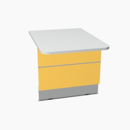 Elément bas L. 80 x P. 111,4 x H. 74cm - VALDE - MDD - LAU111L