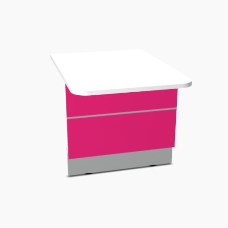 Elément bas L. 80 x P. 111,4 x H. 74cm - VALDE - MDD - LAU111L