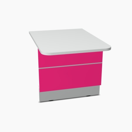 Elément bas L. 80 x P. 111,4 x H. 74cm - VALDE - MDD - LAU111L