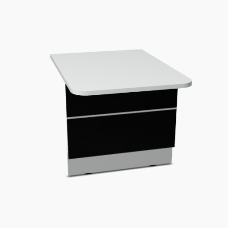 Elément bas L. 80 x P. 111,4 x H. 74cm - VALDE - MDD - LAU111L