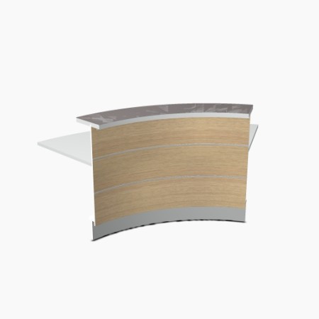 Angle 60° extérieur L. 221,6 x P. 91,7 x H. 110,5cm - VALDE - MDD - LAV62L