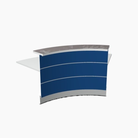 Angle 60° extérieur L. 221,6 x P. 91,7 x H. 110,5cm - VALDE - MDD - LAV62L
