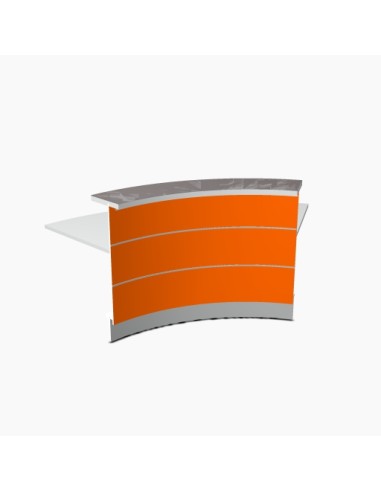 Angle 60° extérieur L. 221,6 x P. 91,7 x H. 110,5cm - VALDE - MDD - LAV62L