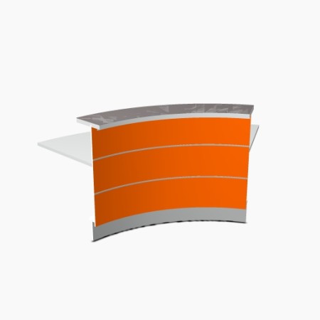 Angle 60° extérieur L. 221,6 x P. 91,7 x H. 110,5cm - VALDE - MDD - LAV62L
