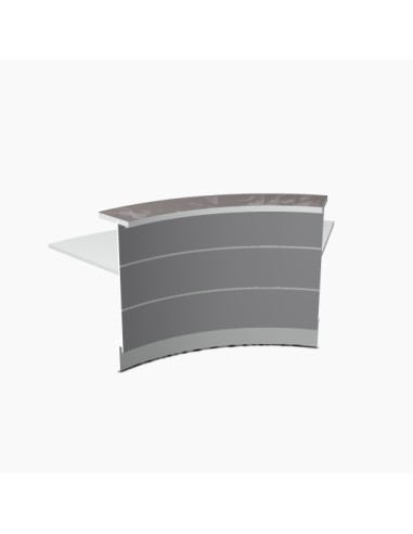 Angle 60° extérieur L. 221,6 x P. 91,7 x H. 110,5cm - VALDE - MDD - LAV62L