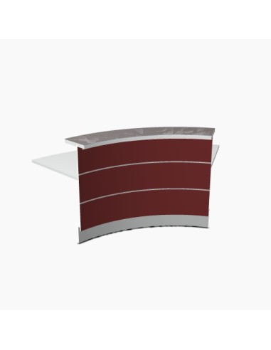 Angle 60° extérieur L. 221,6 x P. 91,7 x H. 110,5cm - VALDE - MDD - LAV62L