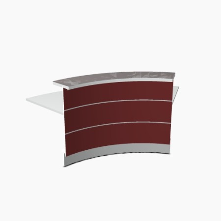 Angle 60° extérieur L. 221,6 x P. 91,7 x H. 110,5cm - VALDE - MDD - LAV62L