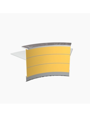 Angle 60° extérieur L. 221,6 x P. 91,7 x H. 110,5cm - VALDE - MDD - LAV62L
