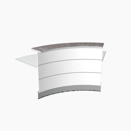 Angle 60° extérieur L. 221,6 x P. 91,7 x H. 110,5cm - VALDE - MDD - LAV62L