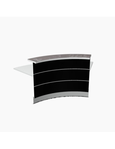 Angle 60° extérieur L. 221,6 x P. 91,7 x H. 110,5cm - VALDE - MDD - LAV62L