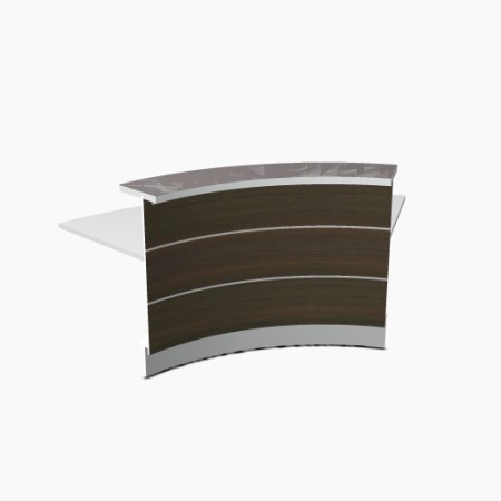 Angle 60° extérieur L. 221,6 x P. 91,7 x H. 110,5cm - VALDE - MDD - LAV62L