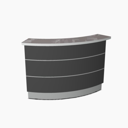 Angle 60° intérieur L. 160 x P. 91,7 x H. 110,5cm - VALDE - MDD - LAV64L