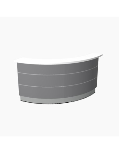 Angle 90° intérieur L. 226,5 x P. 91,7 x H. 110,5cm - VALDE - MDD - LAV90L
