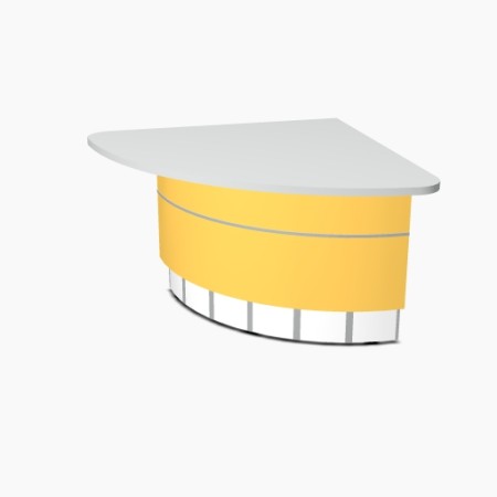 Angle partie basse 90° L. 148,5 x P. 110,9 x H. 74cm - VALDE - MDD - LAV68L