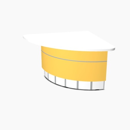 Angle partie basse 90° L. 148,5 x P. 110,9 x H. 74cm - VALDE - MDD - LAV68L