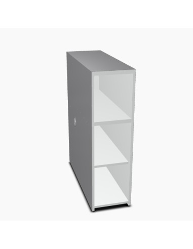 Monobloc à étagères L. 31,8 x P. 91,7 x H. 110,5cm - VALDE - MDD - LAP10