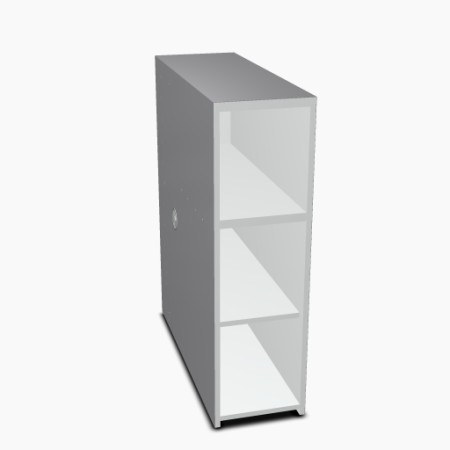 Monobloc à étagères L. 31,8 x P. 91,7 x H. 110,5cm - VALDE - MDD - LAP10