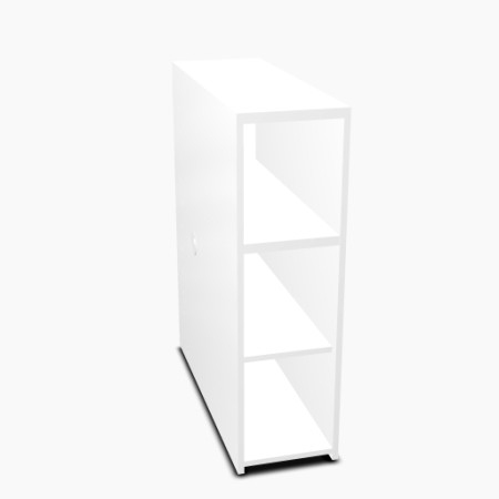 Monobloc à étagères L. 31,8 x P. 91,7 x H. 110,5cm - VALDE - MDD - LAP10