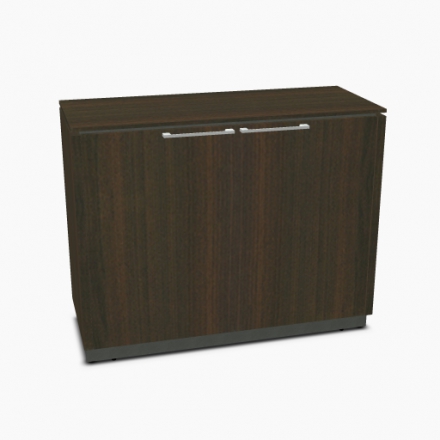 Armoire bureau 2 portes battantes L. 103,2 x H. 82cm - X21 - MDD - Status