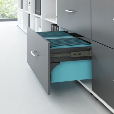 Armoire dossiers suspendus L. 80,1 x P. 43,2 x H. 183,3cm - MDD - A54B4