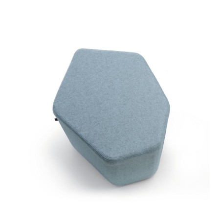 Pouf design et contemporain Bazalto - H. 44cm