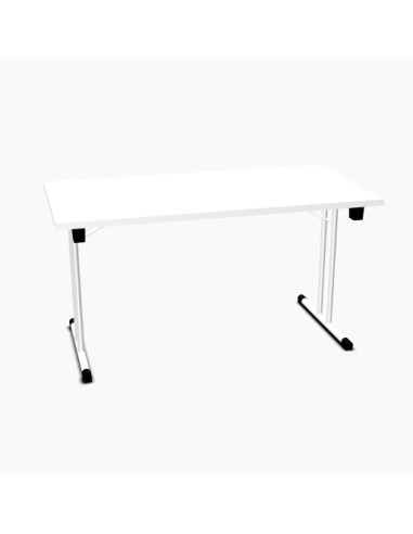 Table pliante L. 139 x P. 69,5 x H. 72,5cm - Table pliable - MDD - PSU07