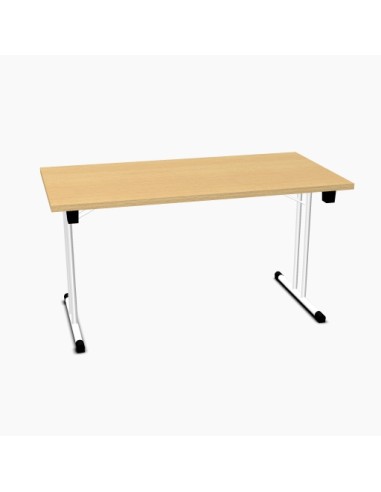 Table pliante L. 139 x P. 69,5 x H. 72,5cm - Table pliable - MDD - PSU07