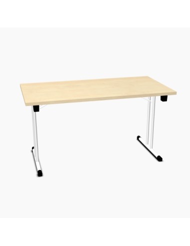 Table pliante L. 139 x P. 69,5 x H. 72,5cm - Table pliable - MDD - PSU07