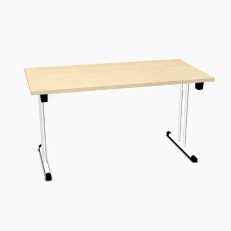 Table pliante L. 139 x P. 69,5 x H. 72,5cm - Table pliable - MDD - PSU07