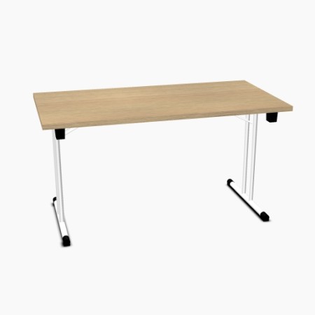 Table pliante L. 139 x P. 69,5 x H. 72,5cm - Table pliable - MDD - PSU07