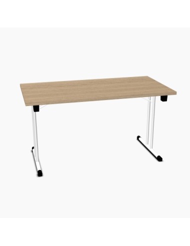 Table pliante L. 139 x P. 69,5 x H. 72,5cm - Table pliable - MDD - PSU07